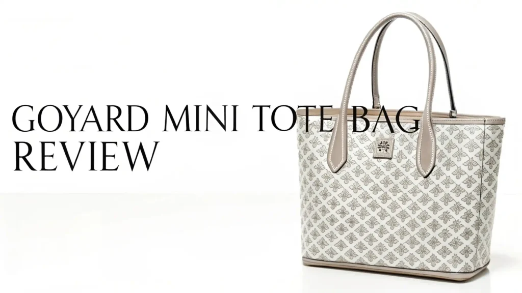 Goyard Mini Tote Bag Review: Guide to Luxury and Practicality 2 Goyard Mini Tote Bag Review: Guide to Luxury and Practicality