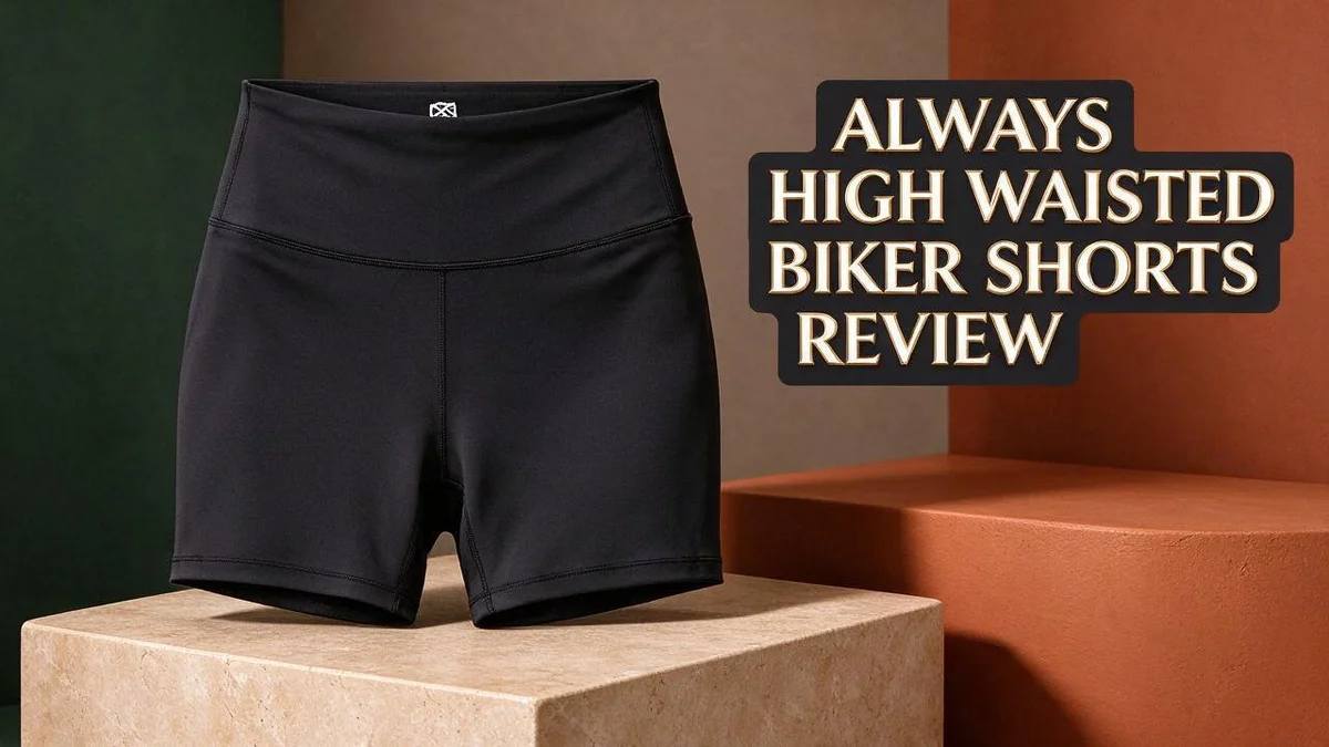 ALWAYS High Waisted Biker Shorts Review: Fabric, Waistband, Pockets and Fit