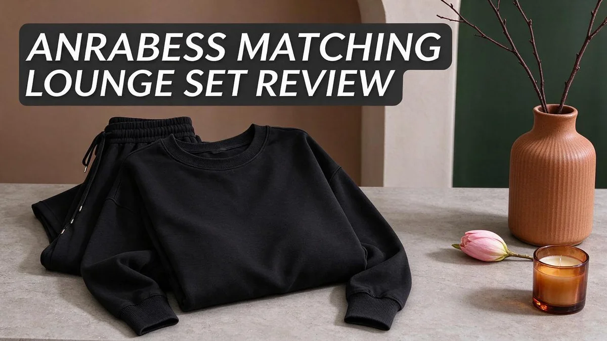 ANRABESS Matching Lounge Set Review: Fabric, Fit, and Comfort Explained