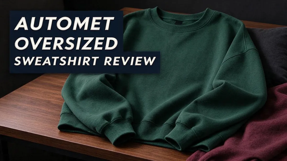 Automet Oversized Sweatshirt Review: Fit, Fabric, Comfort and Sizing Tips