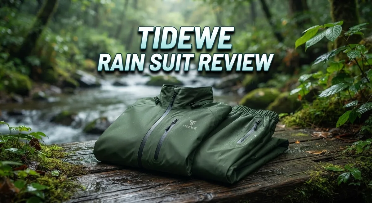 TideWe Rain Suit Review: Waterproof 2-Piece System for Outdoor Adventures